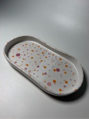 Handmade ceramic tray - 5” x 11”